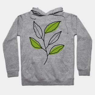 Simple cute leaf Hoodie